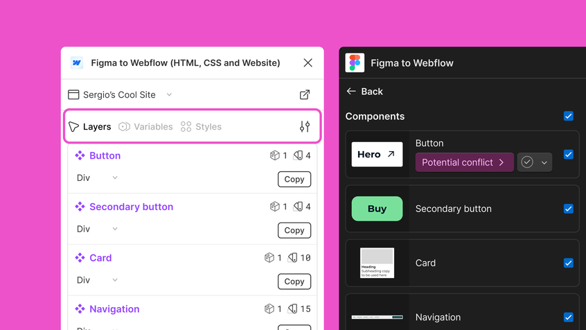 Значні покращення плагіну Figma to Webflow